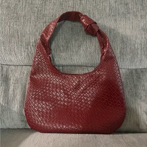 Red Woven Women's Bag